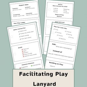 Facilitating Play Lanyard