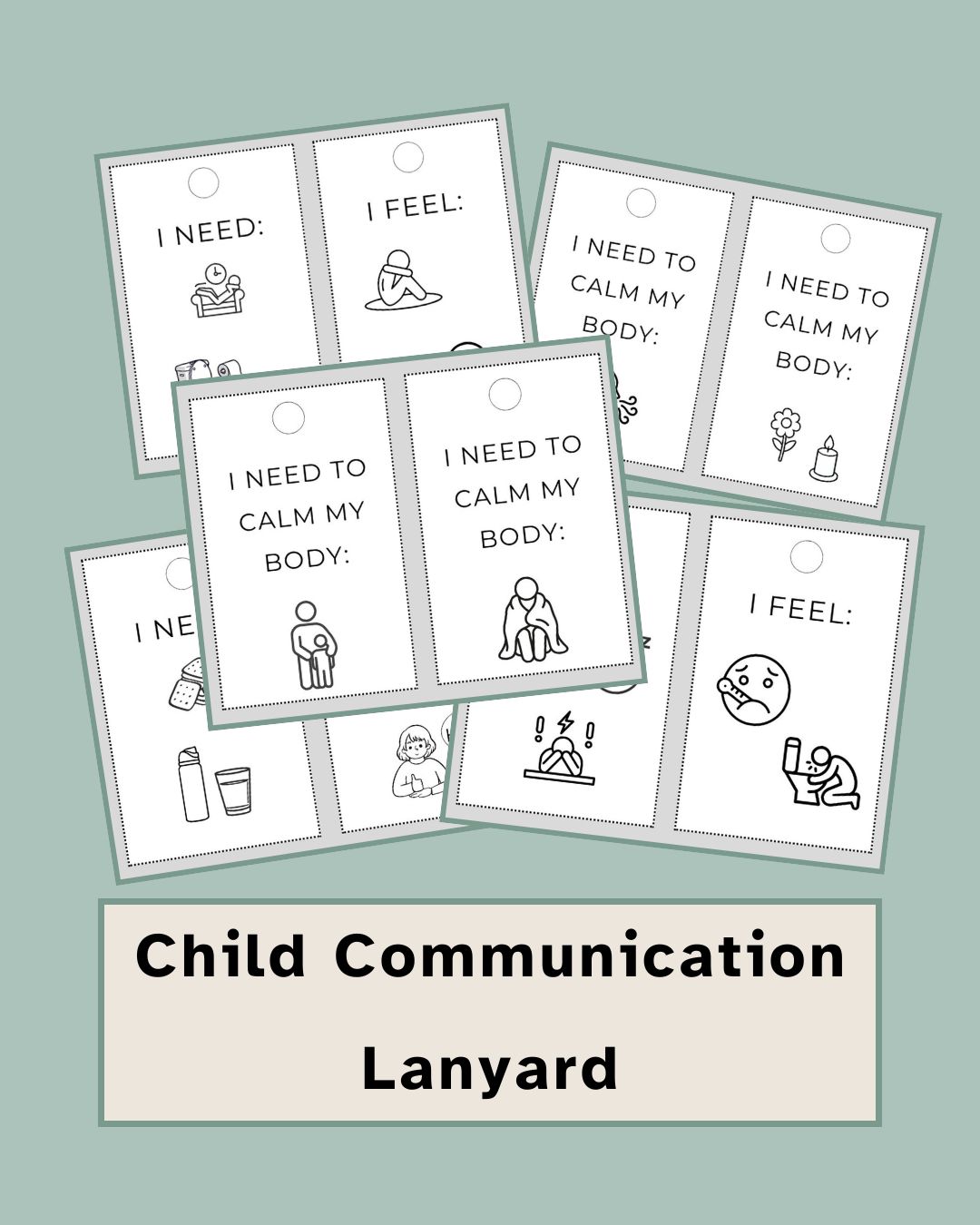 Child Communication Lanyard