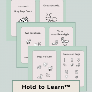 Hold to Learn™ Busy Bugs Companion Book