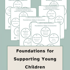 Before You Enter the Classroom™ Foundations for Supporting Young Children